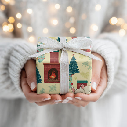 Cozy Flames Dance Through Winter