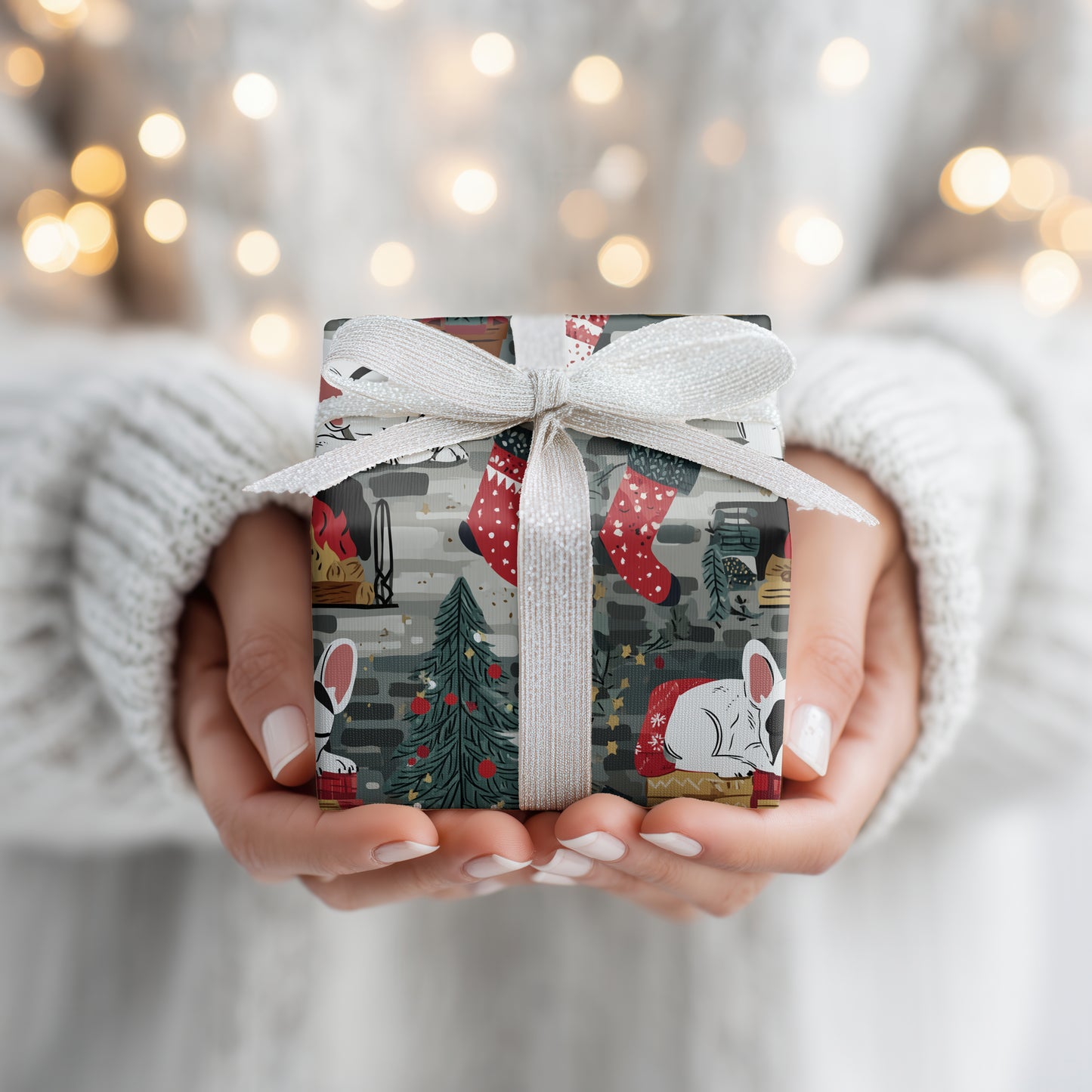 Sleepy Pups Await Christmas Magic