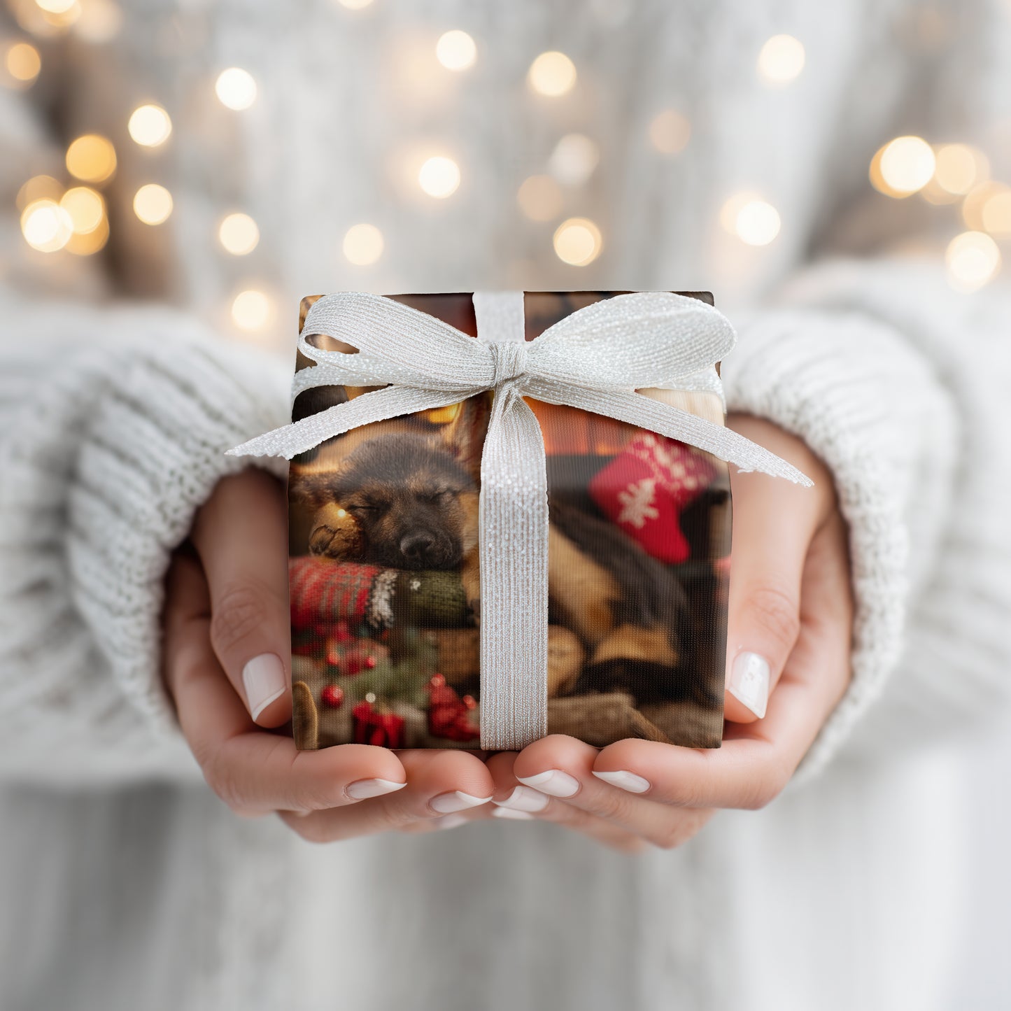 Firelight Finds Drowsy Companions