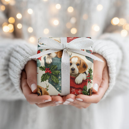Puppy Love Wraps Christmas Warmth