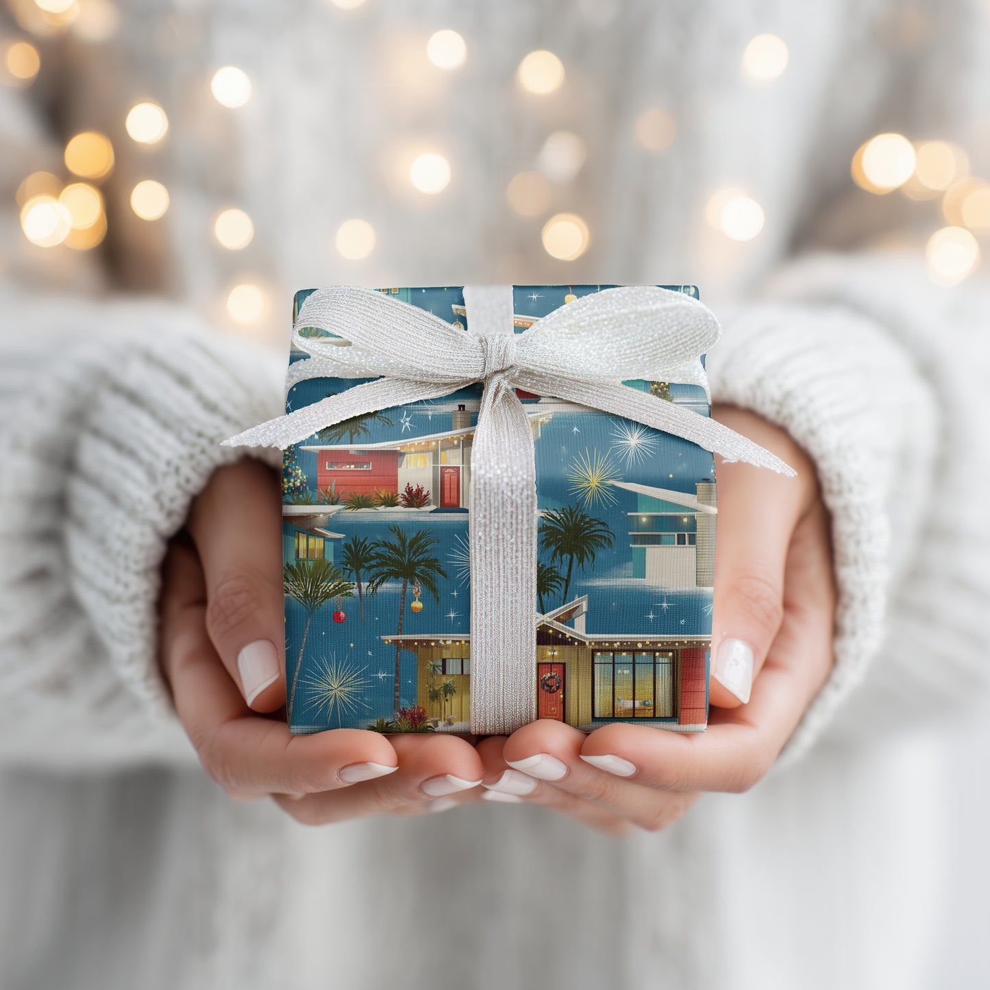 Midcentury Magic Meets Holiday Lights