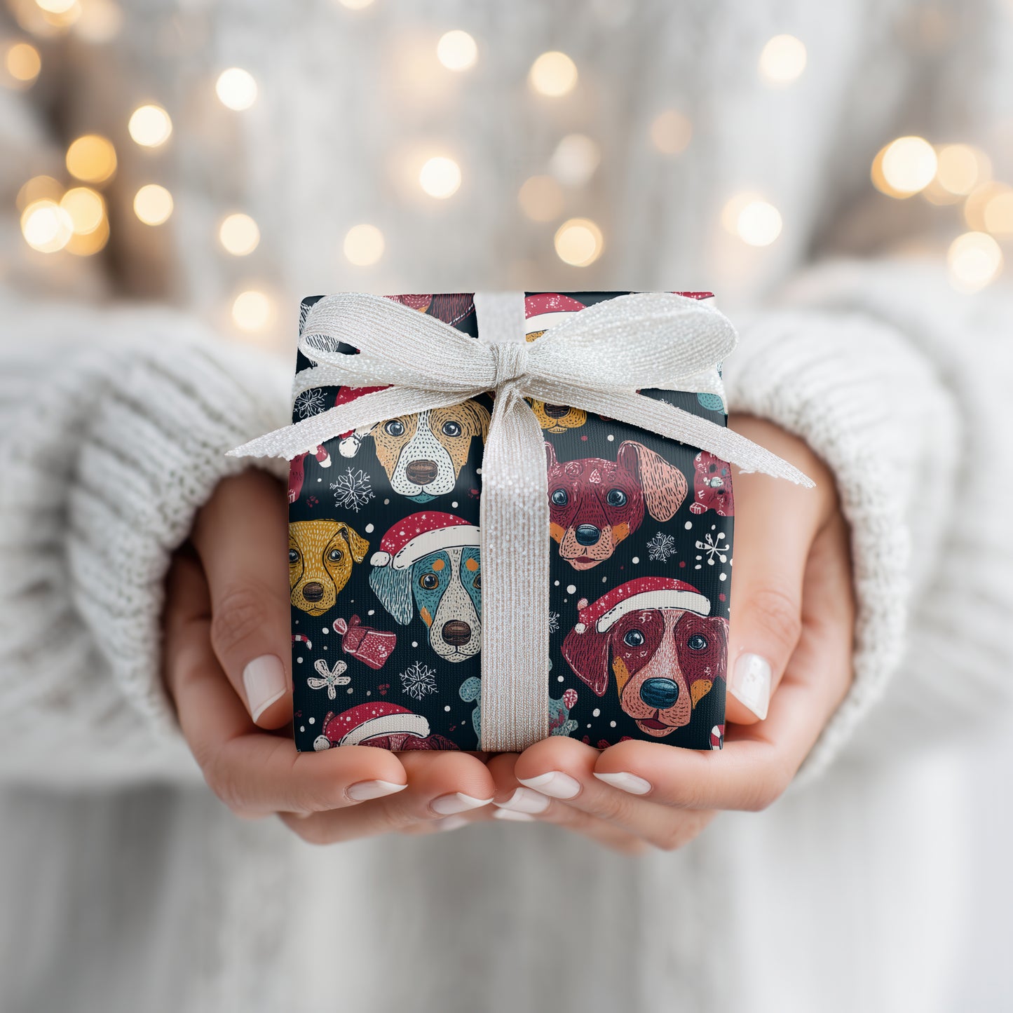 Puppy Parade Through Winter's Magic