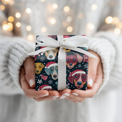 Puppy Parade Through Winter's Magic