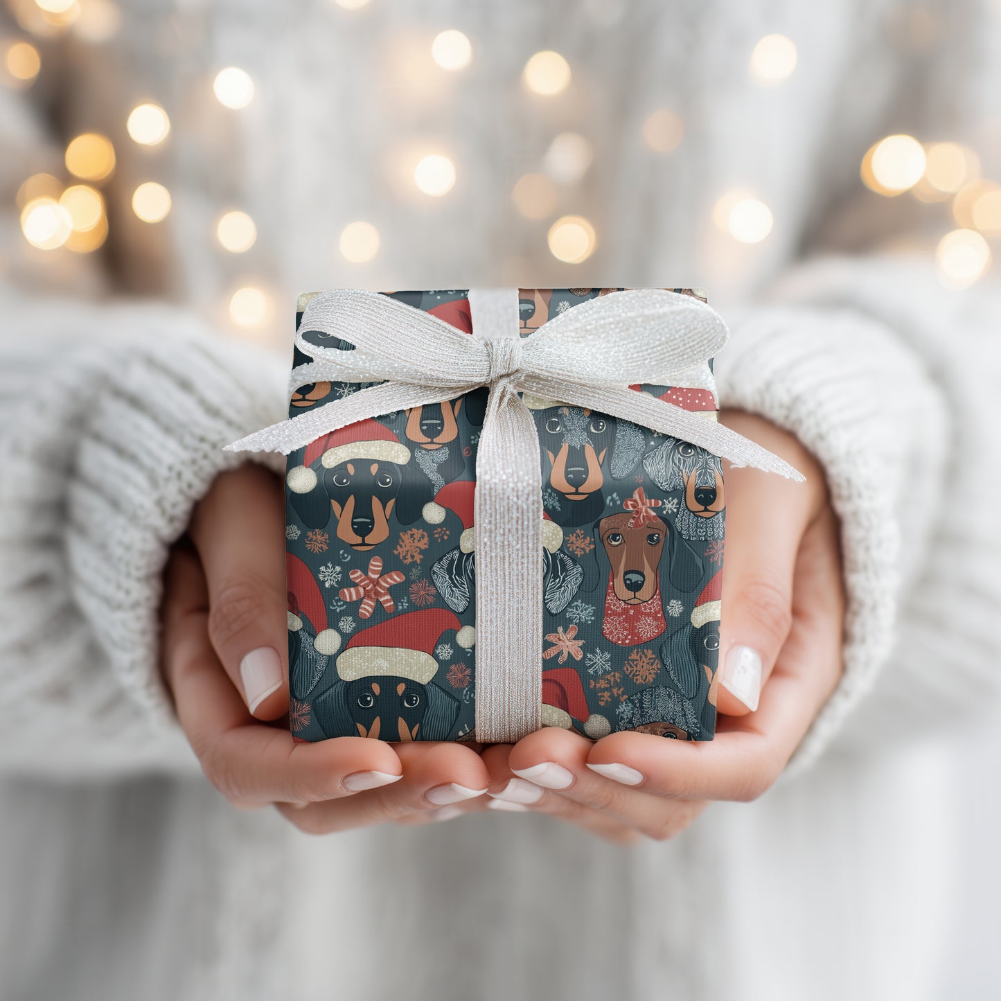 Dachshund Holiday Reverie