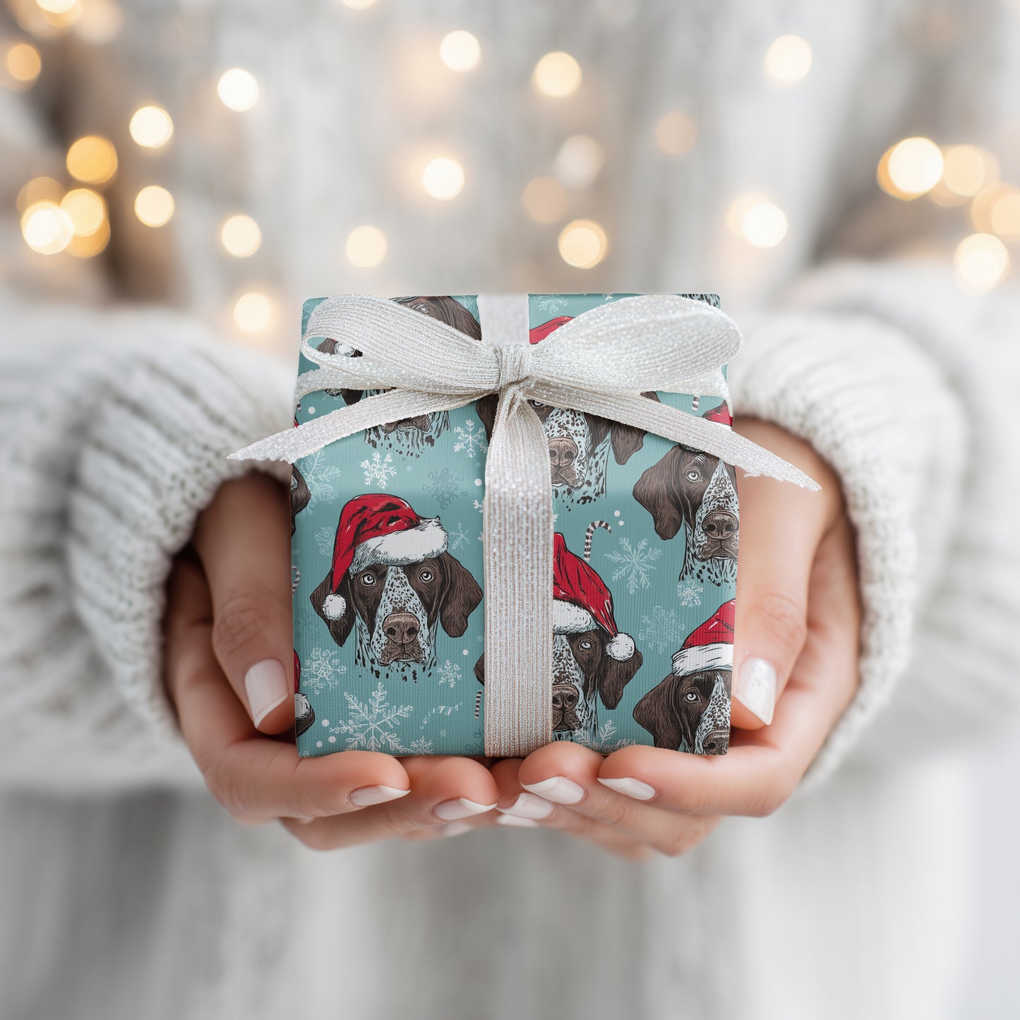 Spotted Santas Bark Christmas Cheer