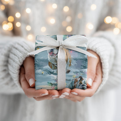 Bulldogs Celebrate Winter's Playful Dance