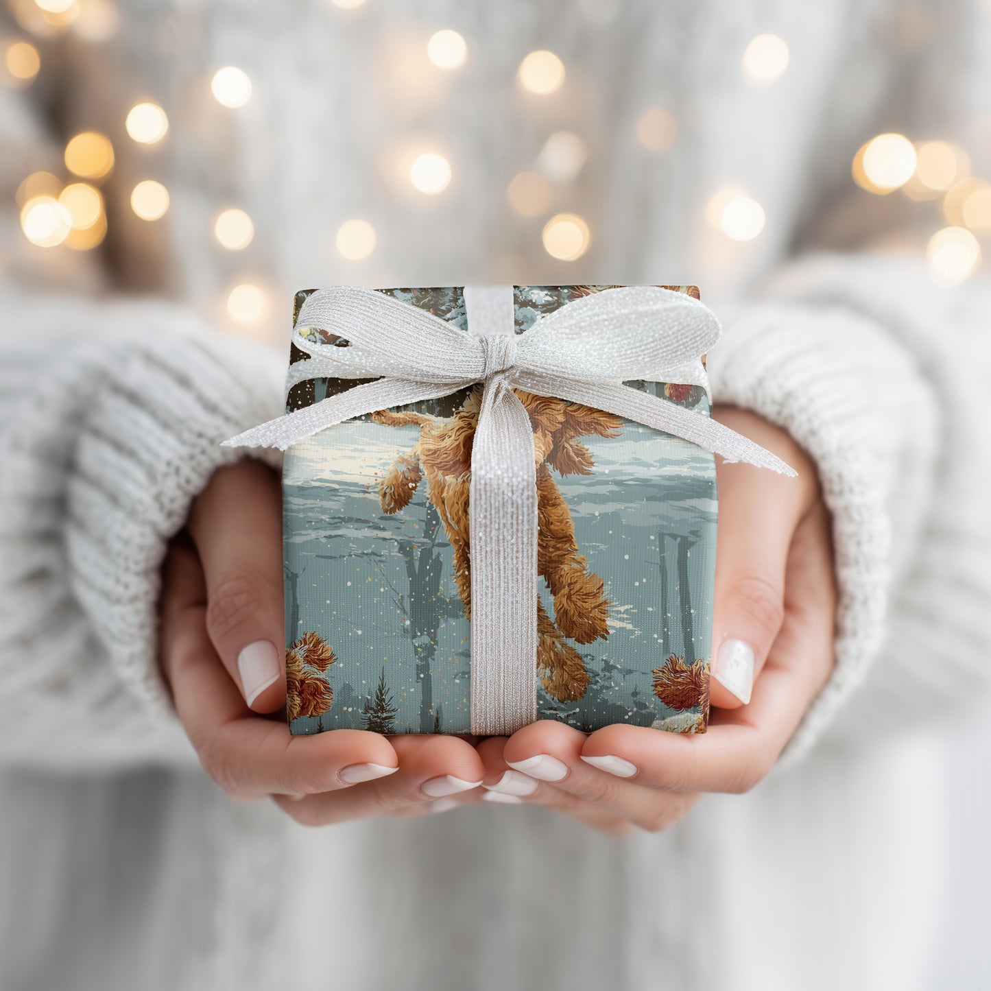 Dancing Curls Through Winter's Magic