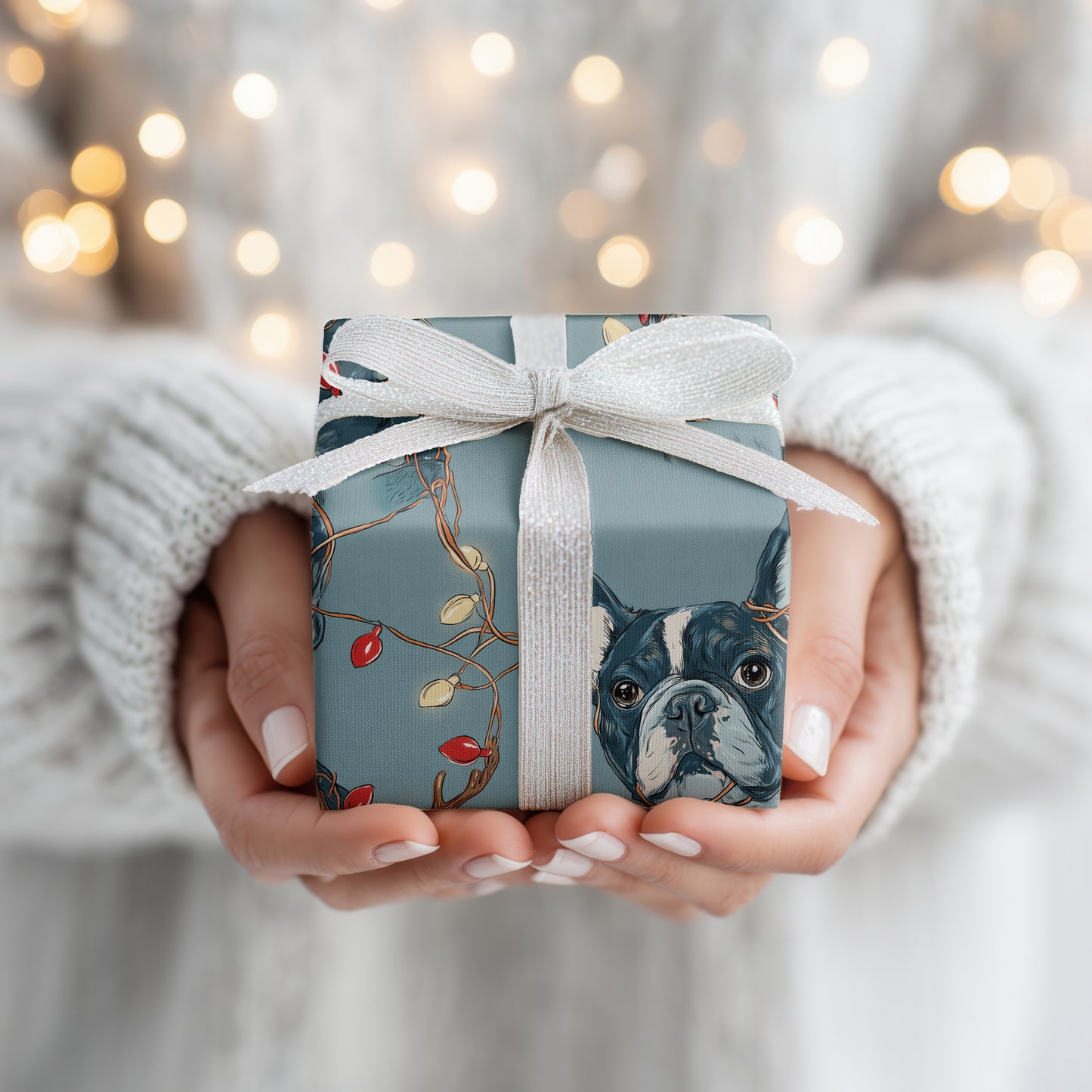 Holiday Lights Tangle With Curiosity