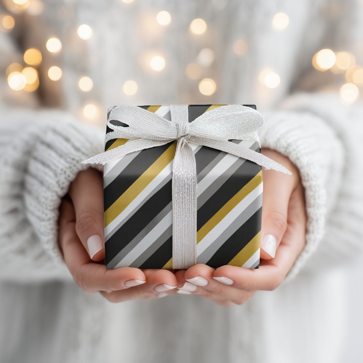 Diagonal Rhythms Of Gold And Shadow