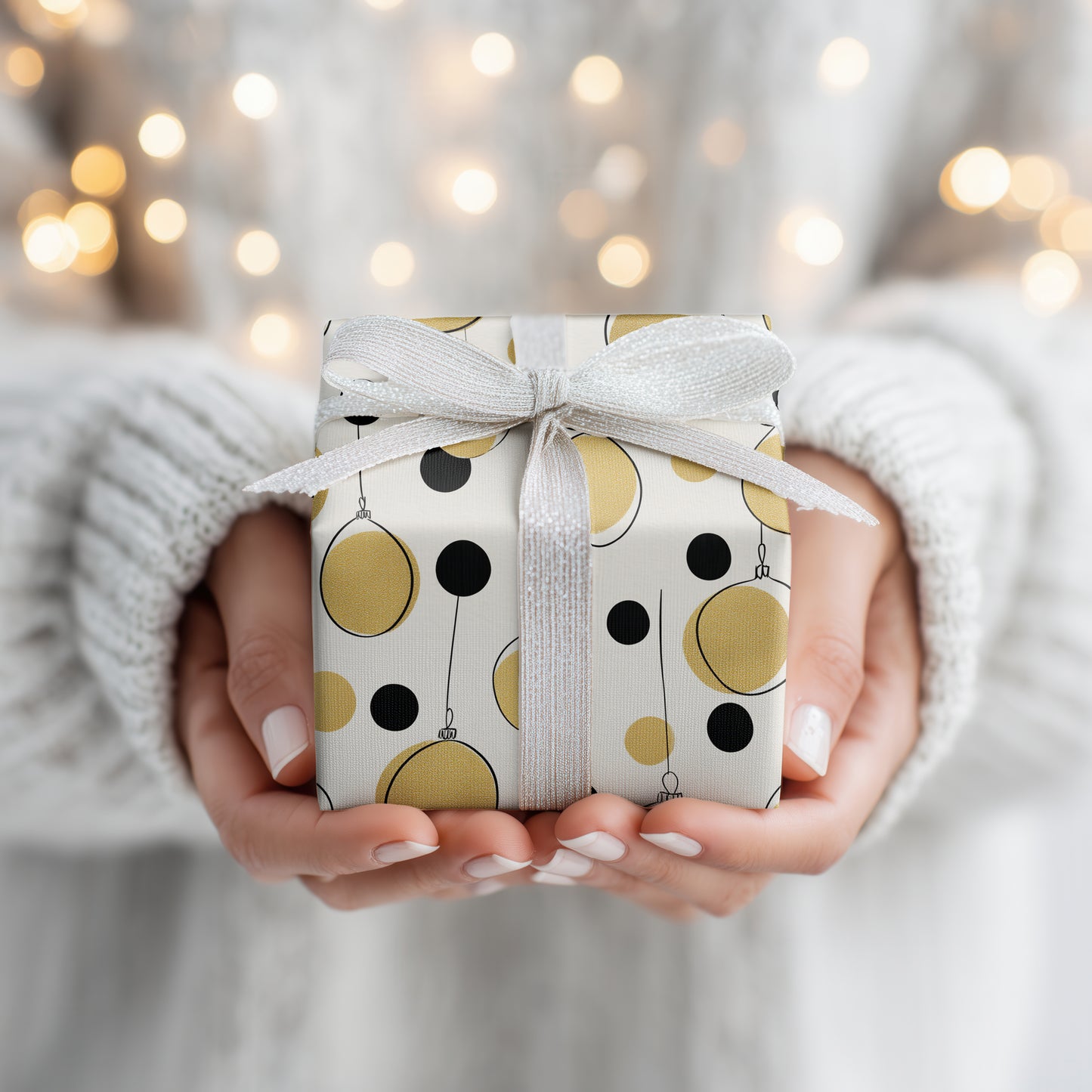 Golden Baubles Dancing Softly