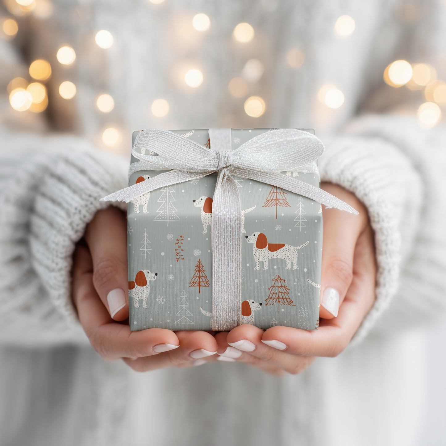 Playful Pups Frolic Through Frosty Forests