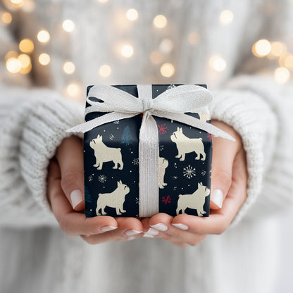 Playful Paws Through Winter's Canvas