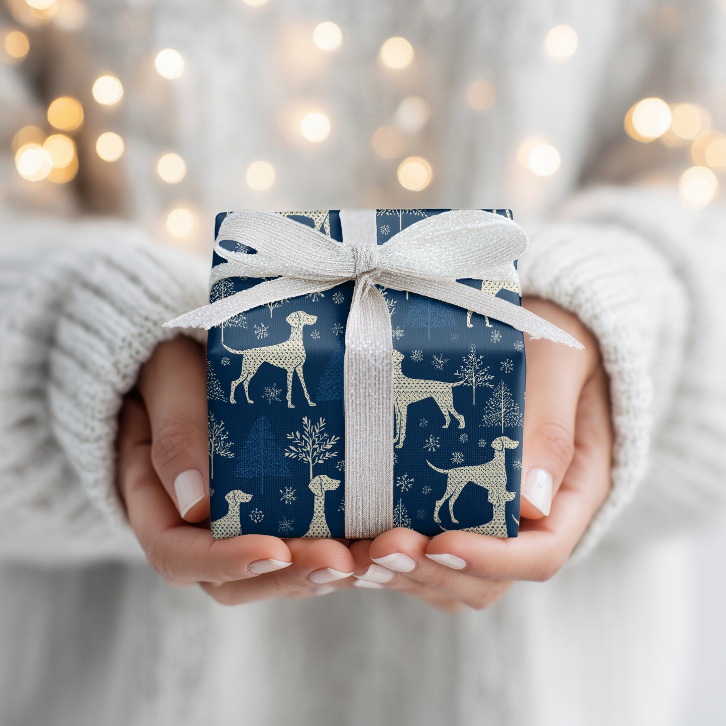 Winter Whispers of Graceful Hounds