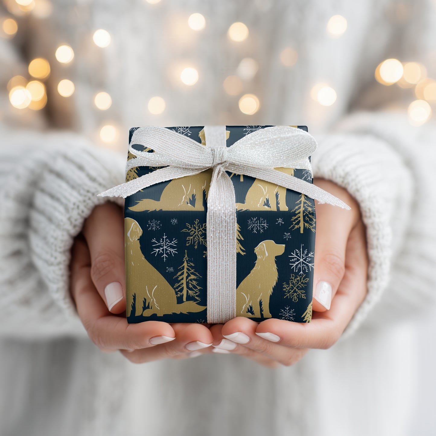 Golden Companions Beneath Winter's Sky