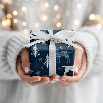 Nordic Paws Dancing Through Snowfall
