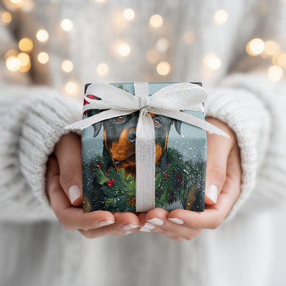 Festive Fur: Winter's Loyal Companion