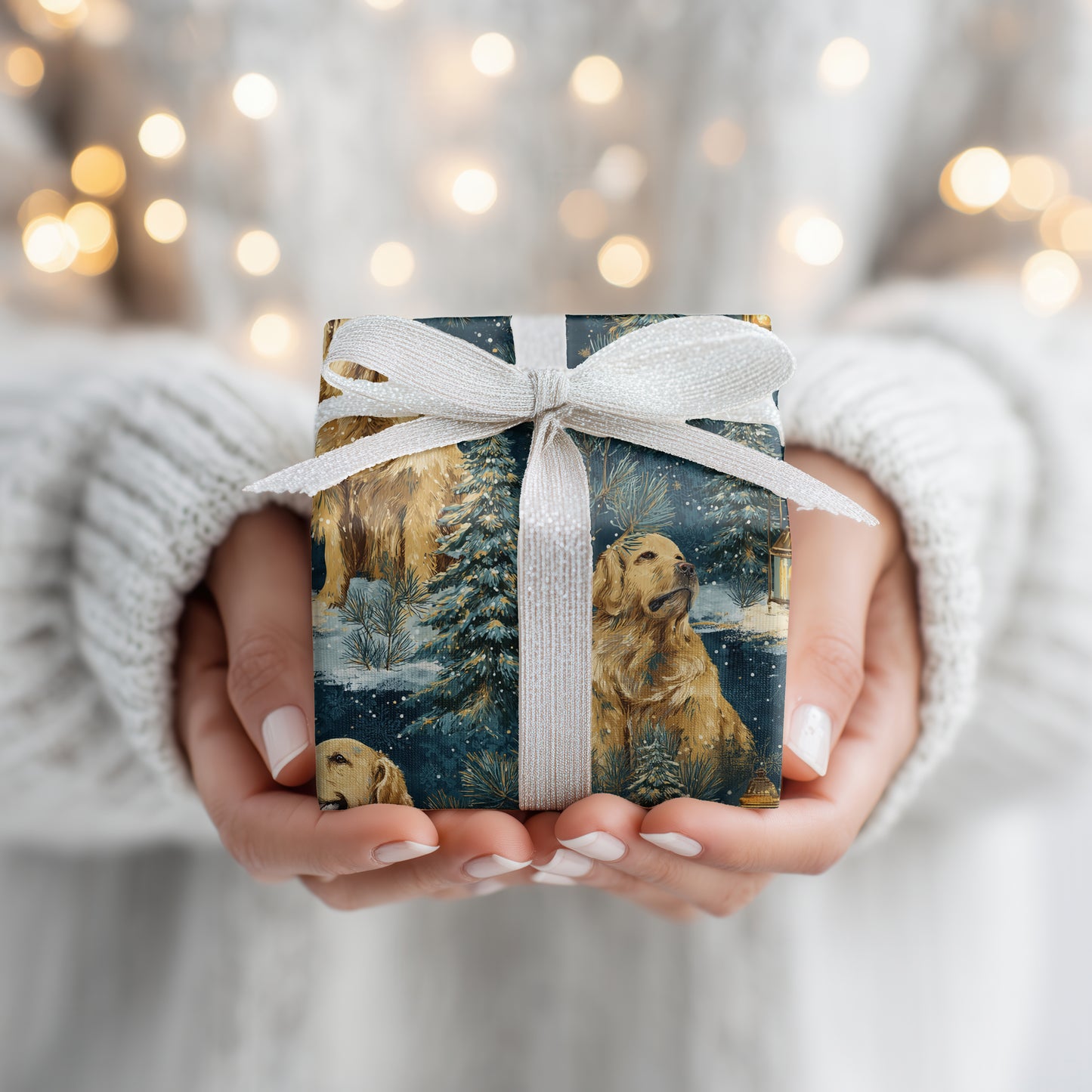 Golden Companions Beneath Winter's Canopy