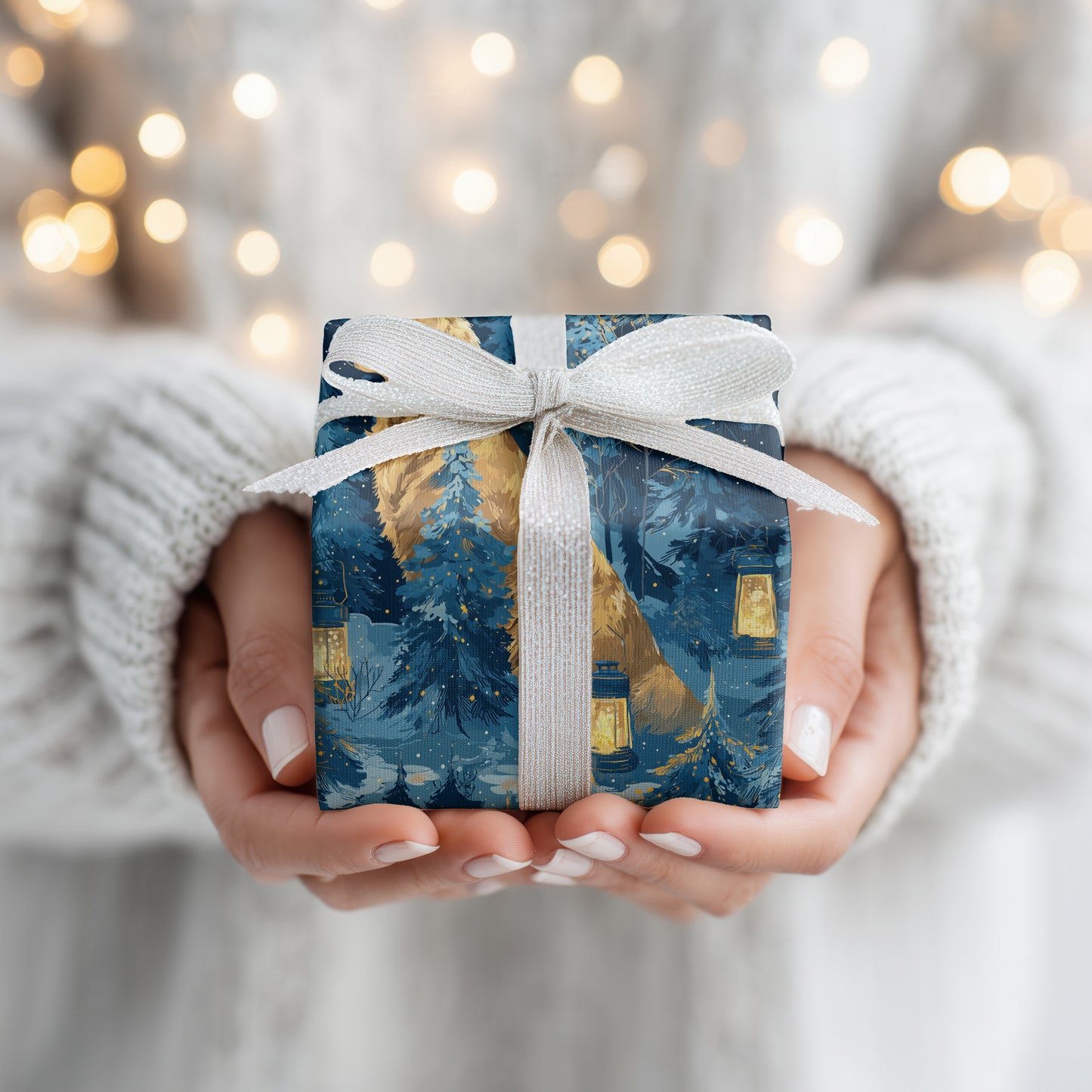 Golden Companion Lights Winter's Path