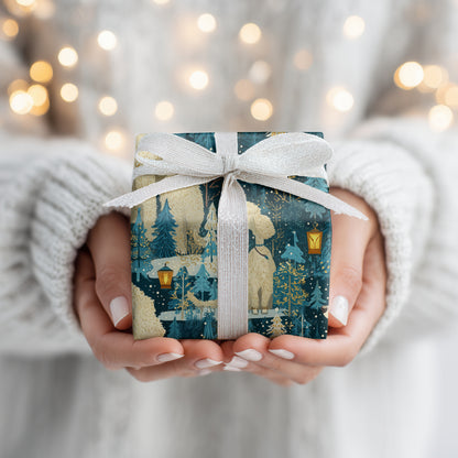 Winter's Playful Poodle Parade