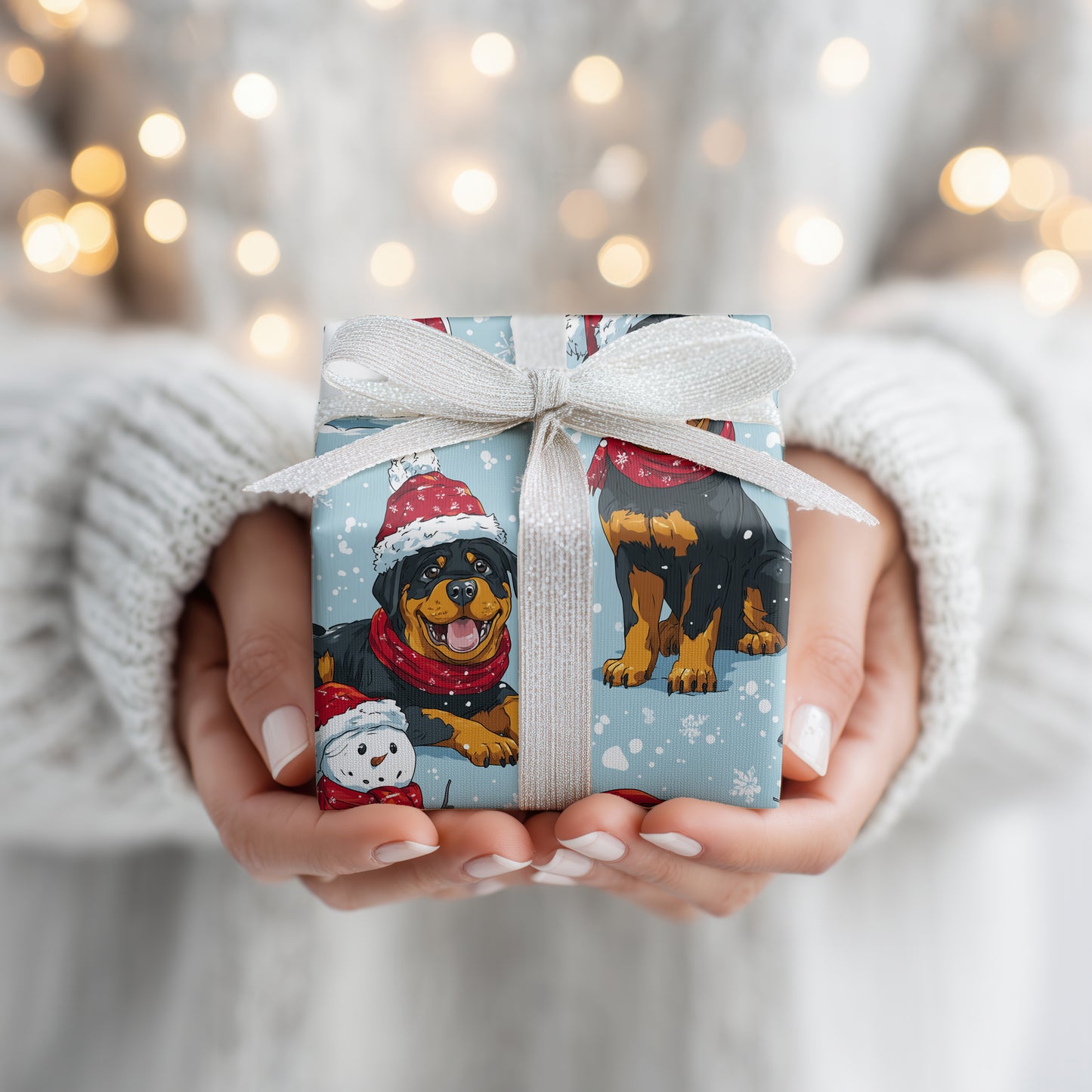 Playful Paws Paint Winter's Joy