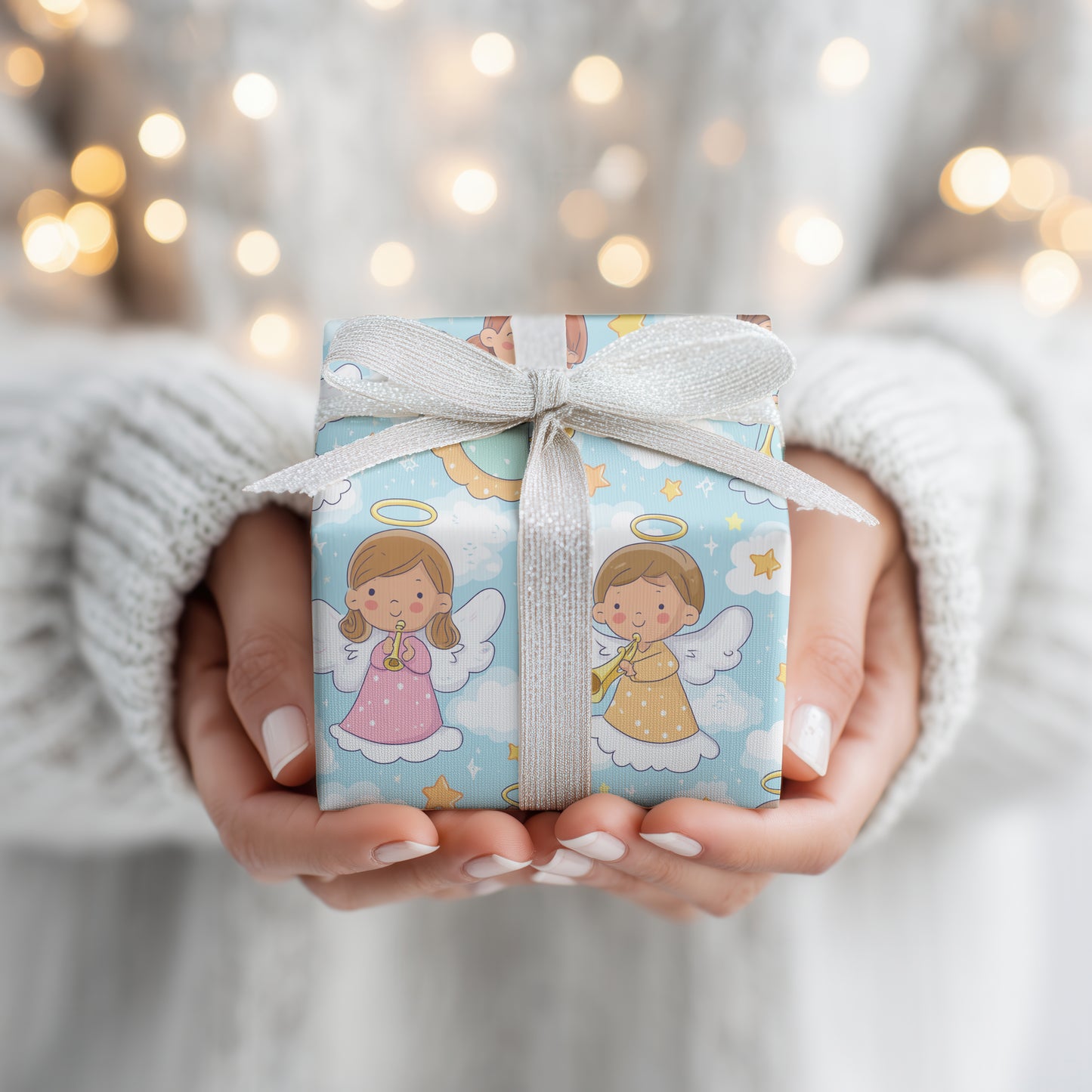 Celestial Melodies Between Soft Clouds