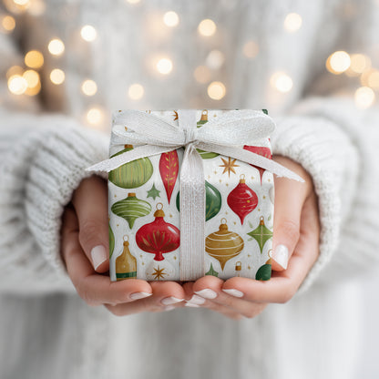 Cherished Ornaments in a Winter Wonderland