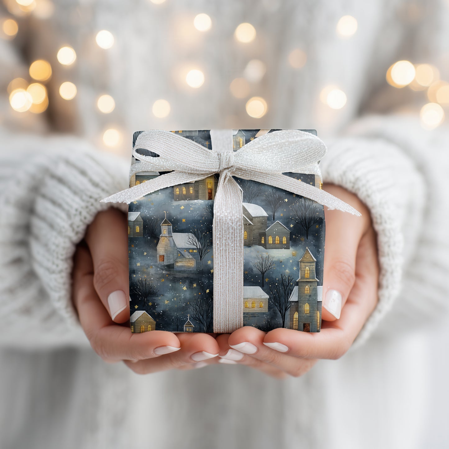 Midnight Churches Drift Through Starlight