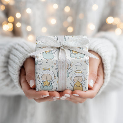 Little Lambs Hold Celestial Light