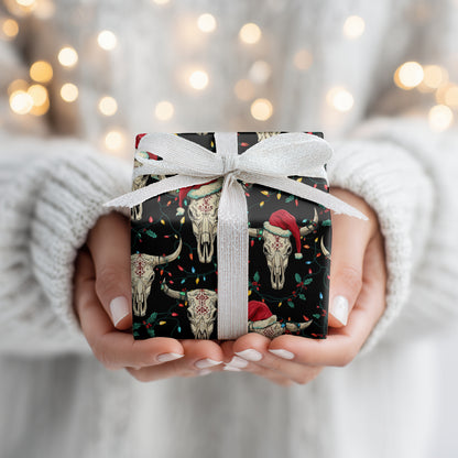 Festive Skulls Dance With Holiday Cheer