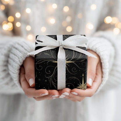 Golden Stardust Weaves Celestial Tales