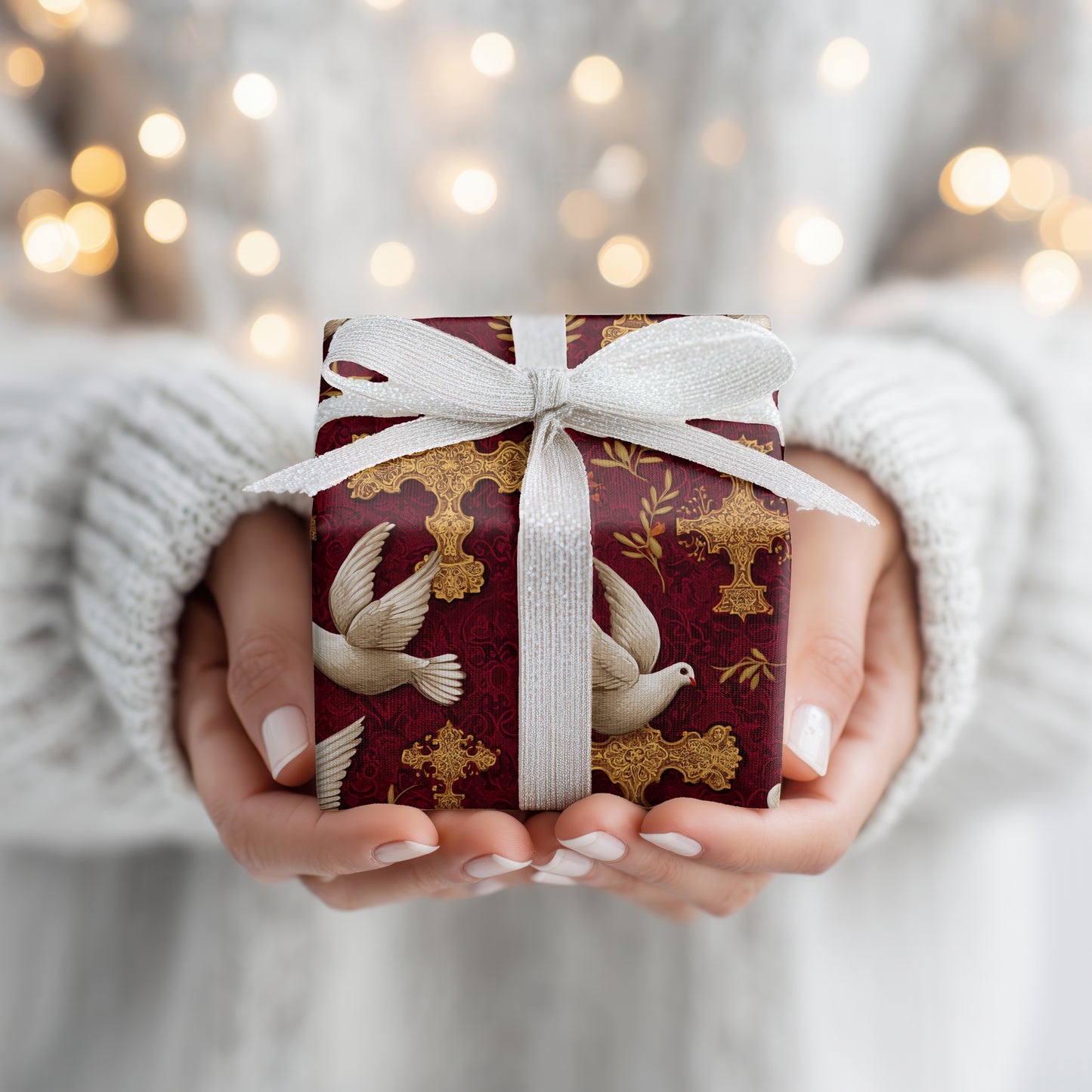 Golden Crosses Dance With Doves