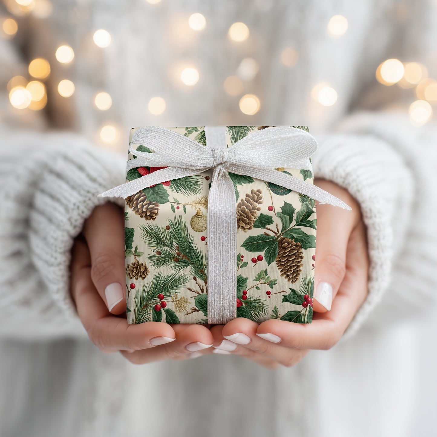 Pine Memories Bloom In Crimson