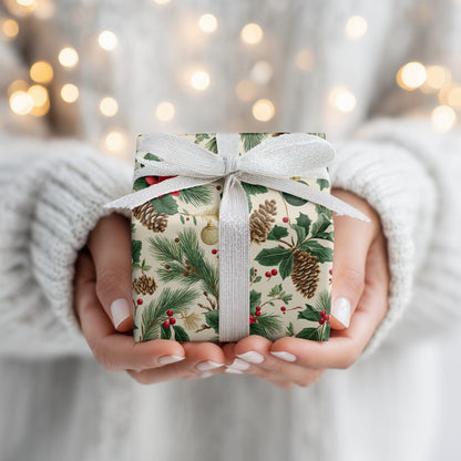 Pine Memories Bloom In Crimson