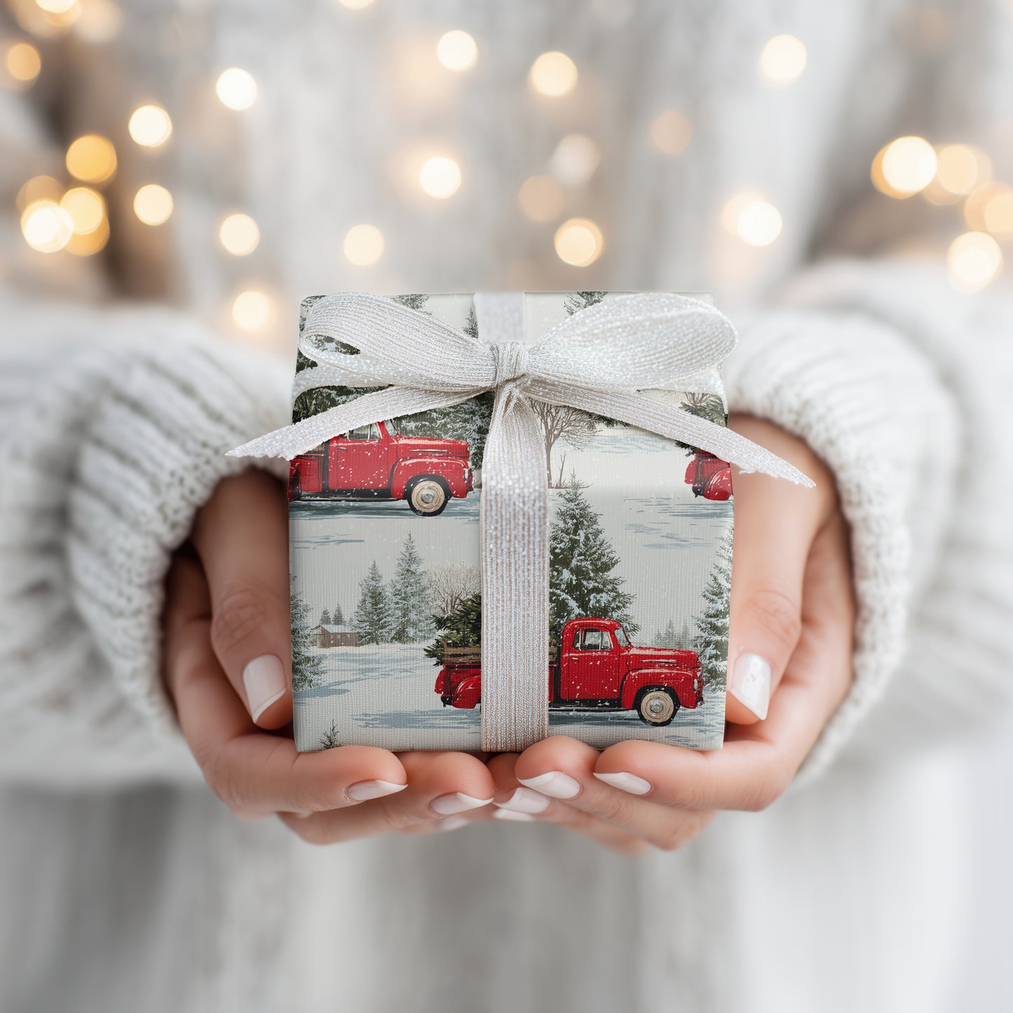 Red Trucks Carry Winter's Memory