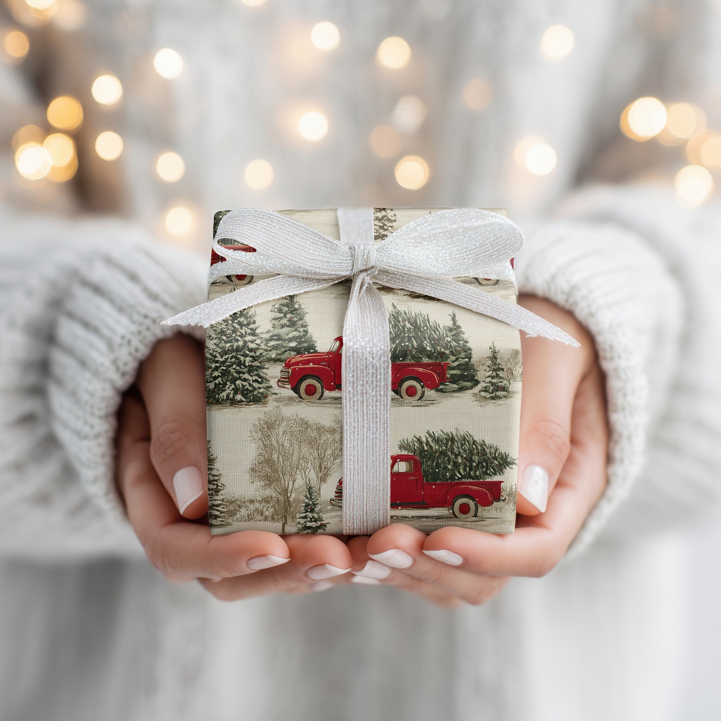 Red Trucks Carry Christmas Home