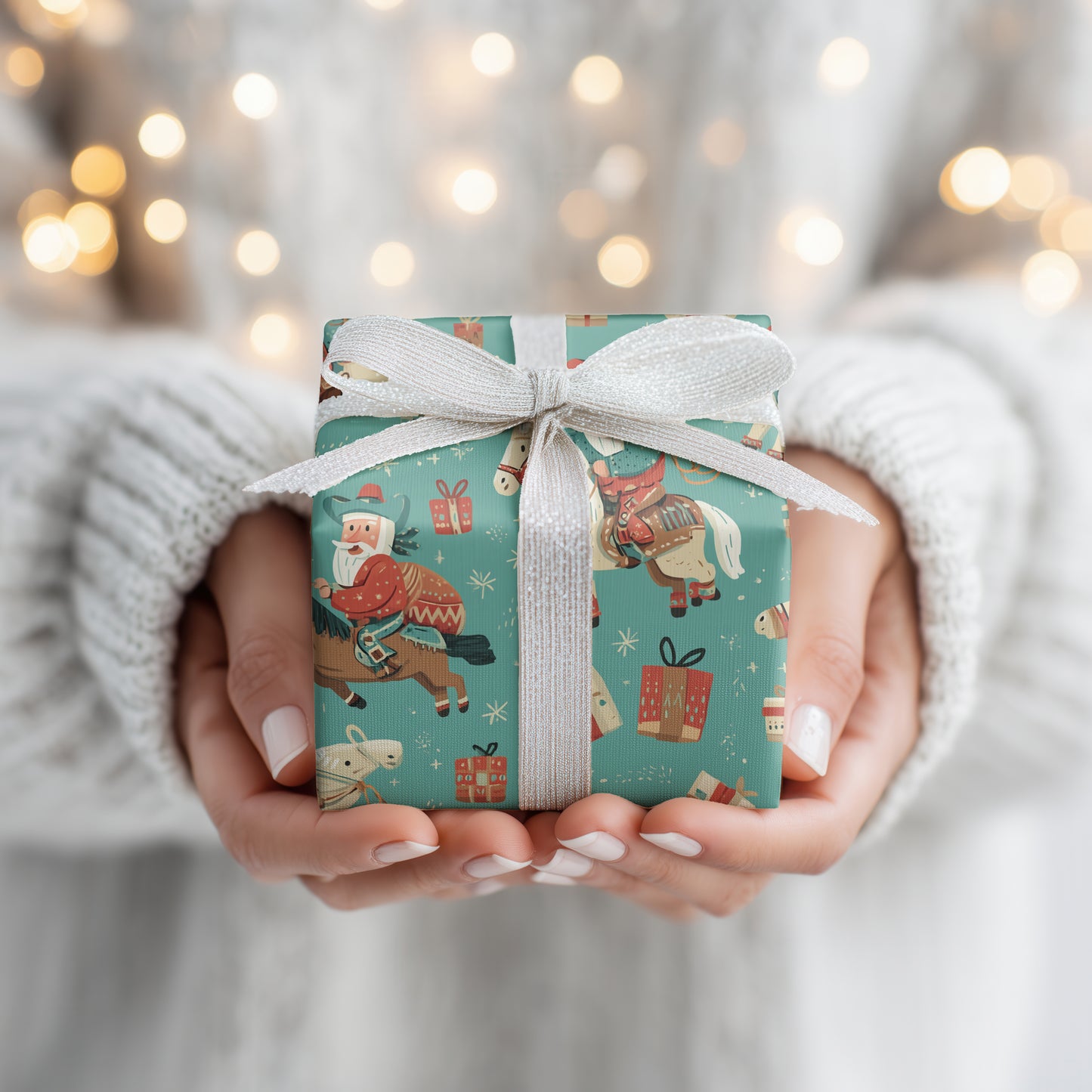 Cowboy Clauses Ride Christmas Trails