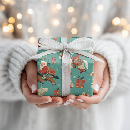 Cowboy Clauses Ride Christmas Trails