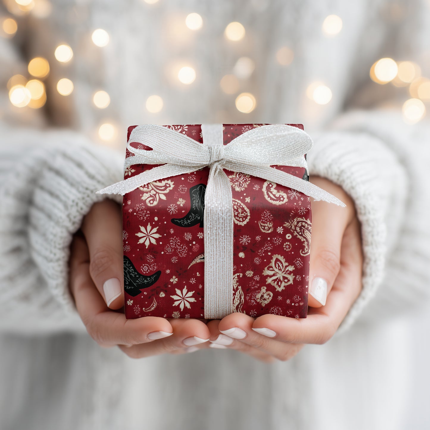 Cowboy Christmas Bandana Blooms