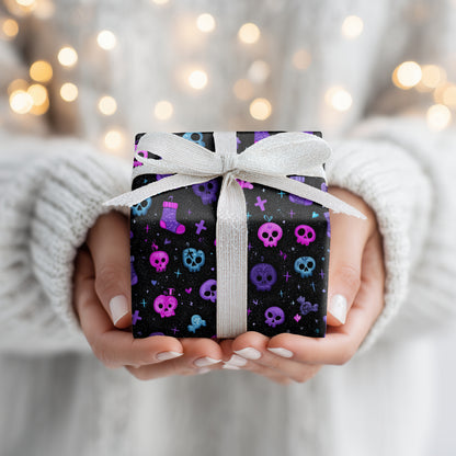 Cosmic Skulls Dance Through Night