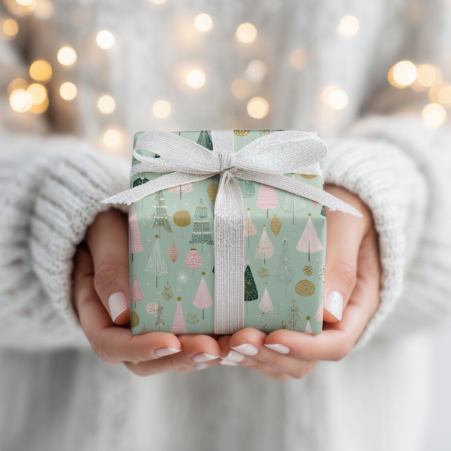 Winter's Gentle Geometric Dance