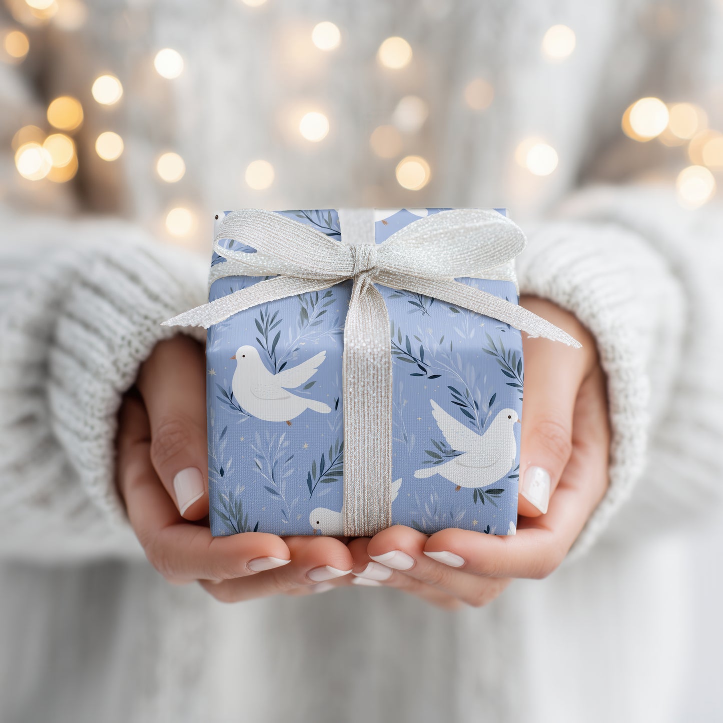 Starlight Doves Weave Peaceful Paths