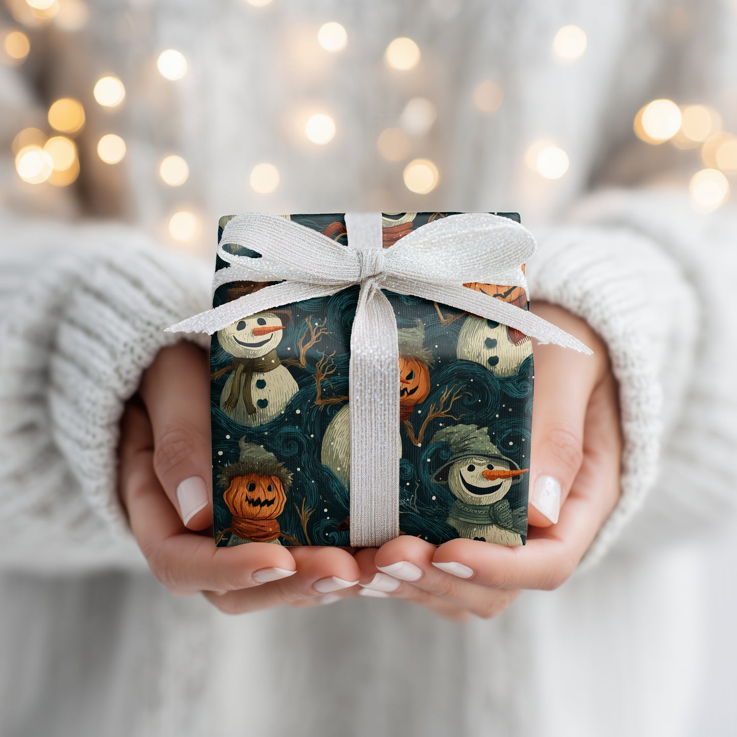 Frosty Gourds Dance Midnight Swirls