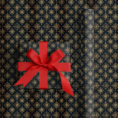 Golden Symmetry Blooms In Darkness