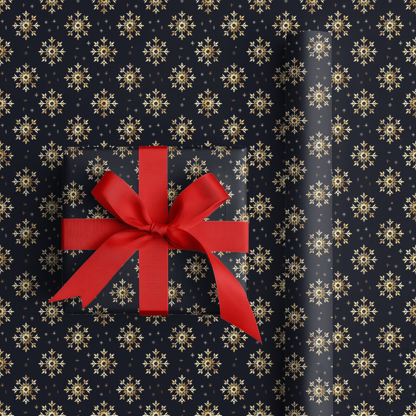 Golden Frost Dances Midnight Blue