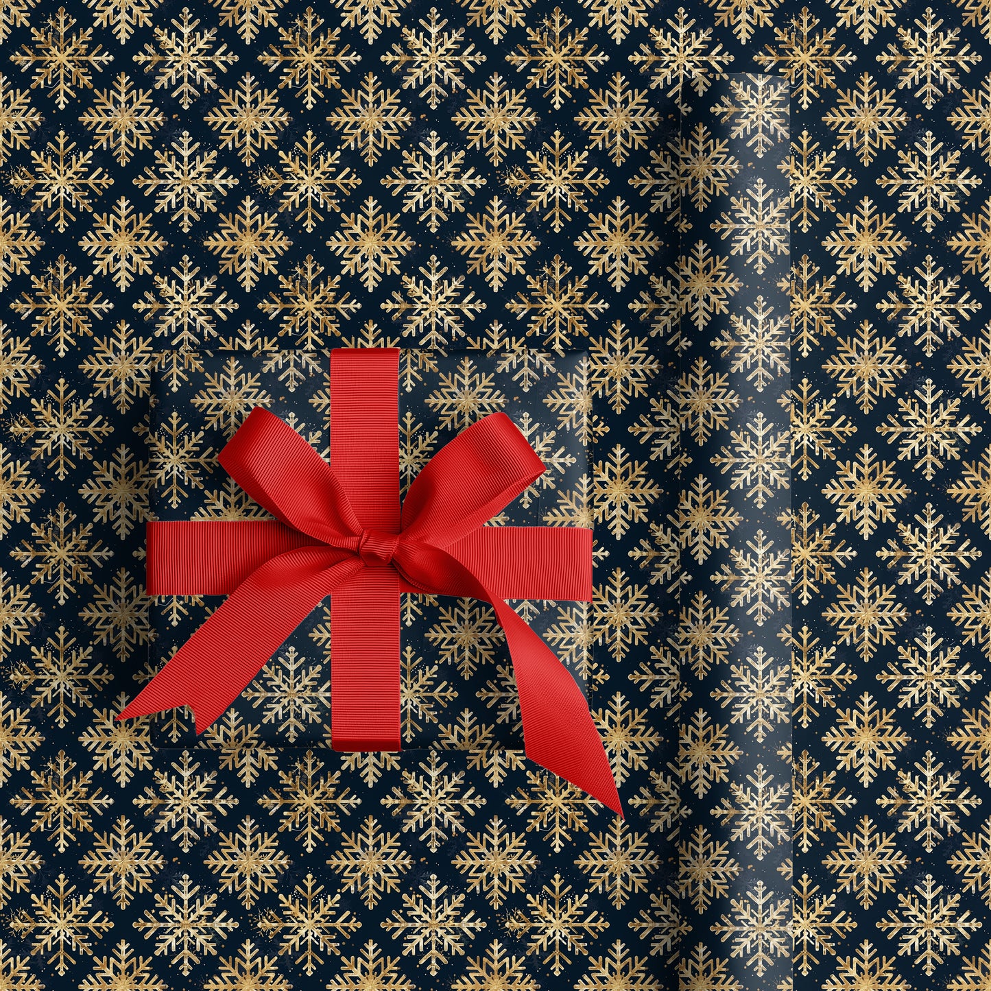 Gold Crystals Dancing Midnight Skies