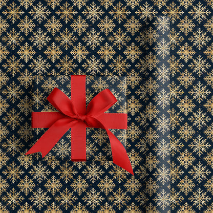 Gold Crystals Dancing Midnight Skies