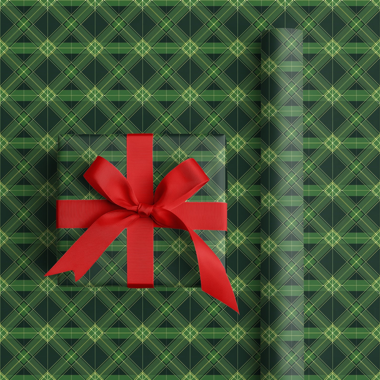 Green Geometry Weaves Silent Rhythms