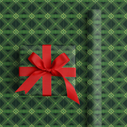 Green Geometry Weaves Silent Rhythms