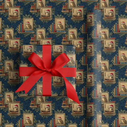 Scholarly Owls Unwrap Winter's Tale