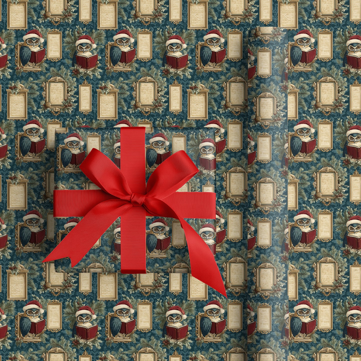 Scholarly Owls Unwrap Winter's Tales